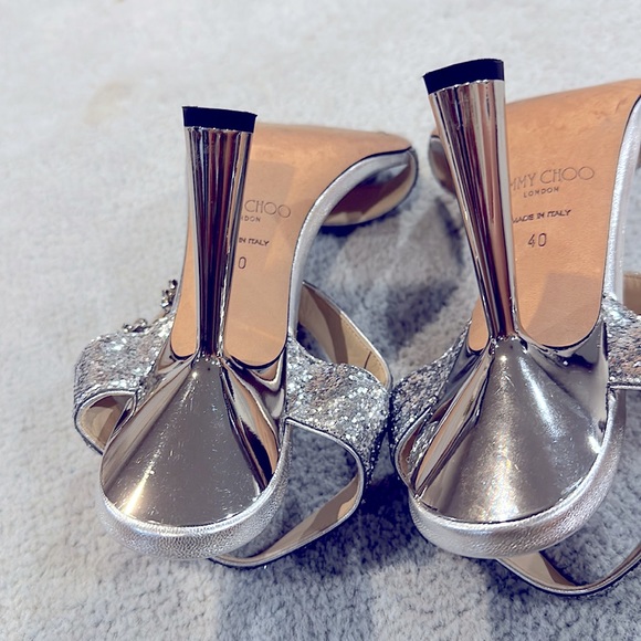 Jimmy Choo Sereno 100mm sandals Size 40 - Picture 14 of 14